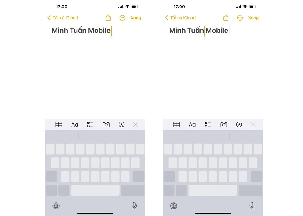 Biến phím cách của iPhone thành bàn di chuột như trên máy tính