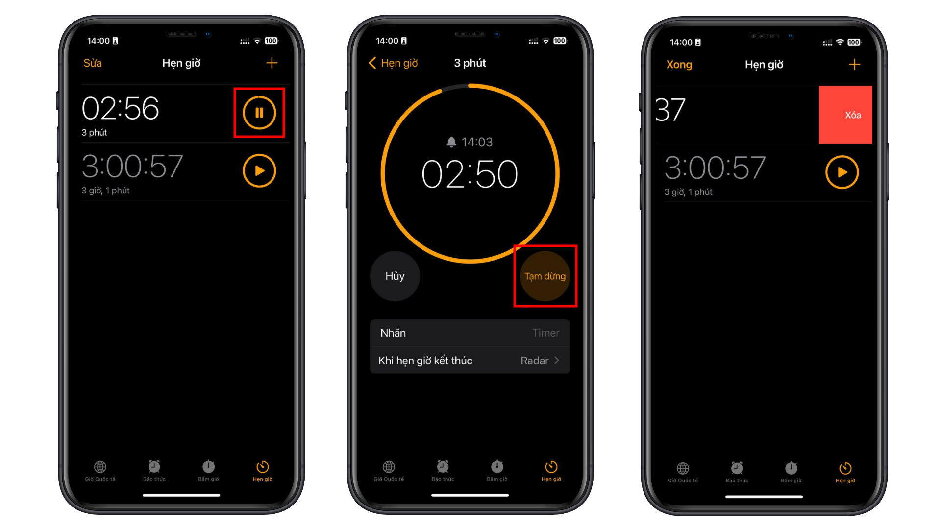 Cách đặt nhiều bộ đếm thời gian trên iOS 17
