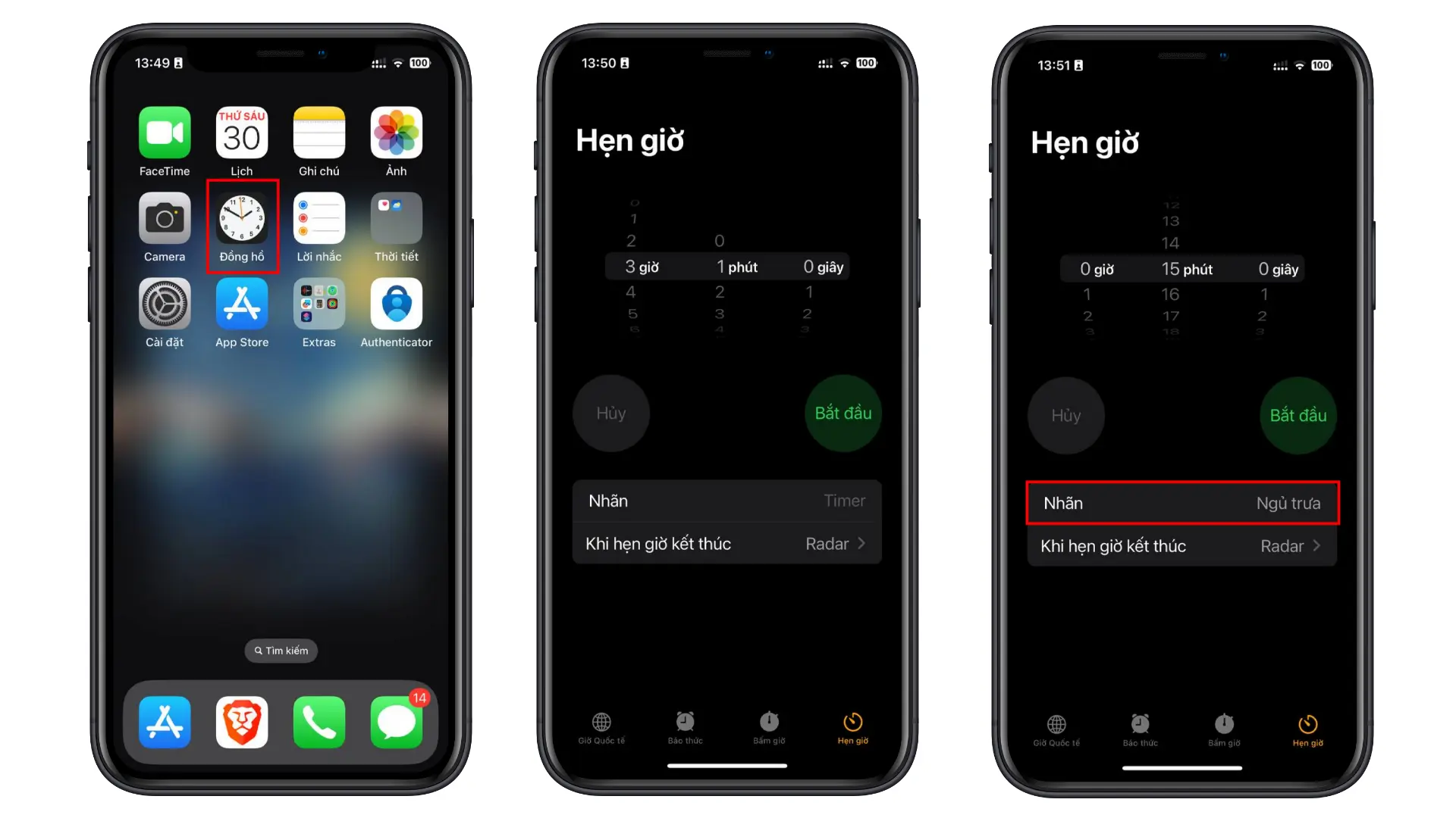 Cách đặt nhiều bộ đếm thời gian trên iOS 17