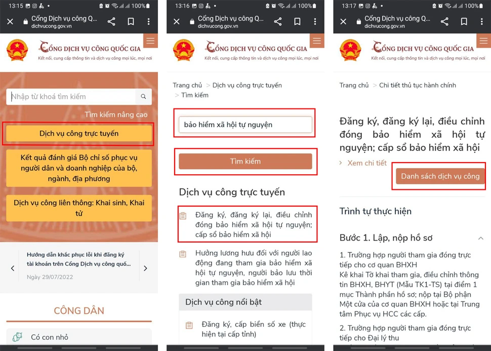 Đăng ký tham gia Bảo hiểm xã hội tự nguyện ngay tại nhà