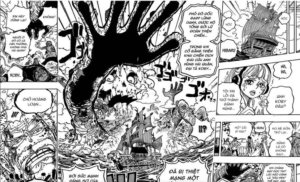 Dự đoán One Piece 1088: Smoker sẽ giải cứu Garp?
