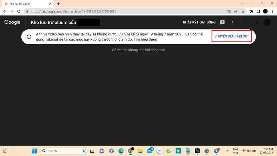google-sap-xoa-hinh-anh-trong-album-luu-tru-nguoi-dung-can-lam-gi