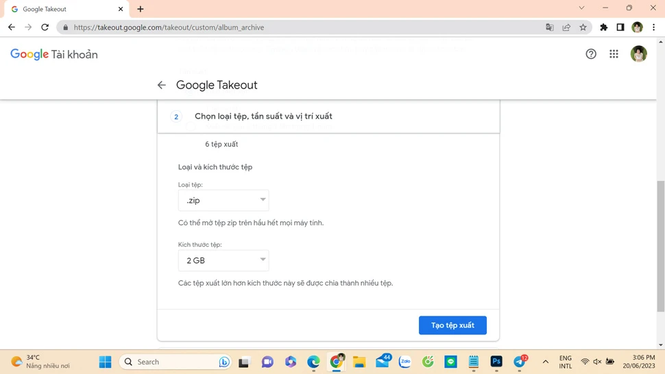 Lưu trữ hình ảnh Google