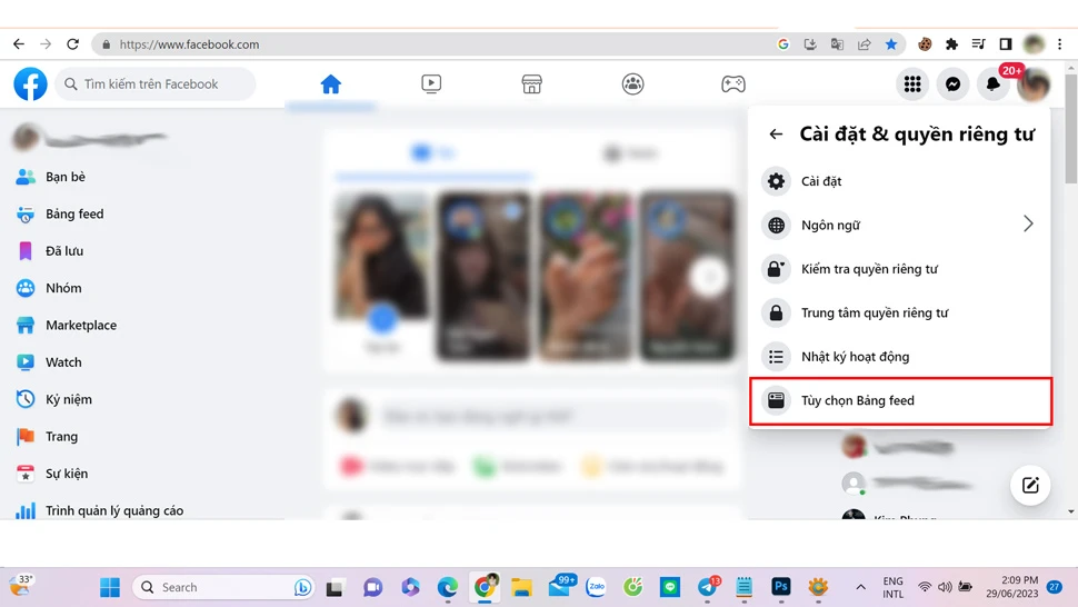 ẩn lượt like trên Facebook 