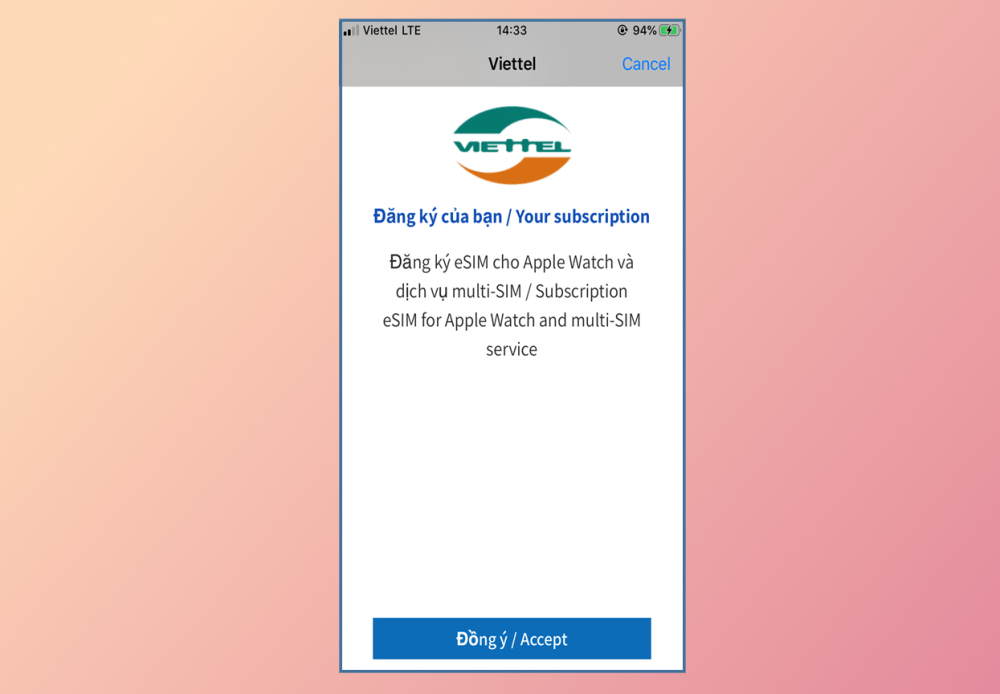 Sforum - Trang thông tin công nghệ mới nhất eSIM-Apple-Watch-Viettel-9 Hướng dẫn chi tiết cách thiết lập eSIM Viettel trên Apple Watch 