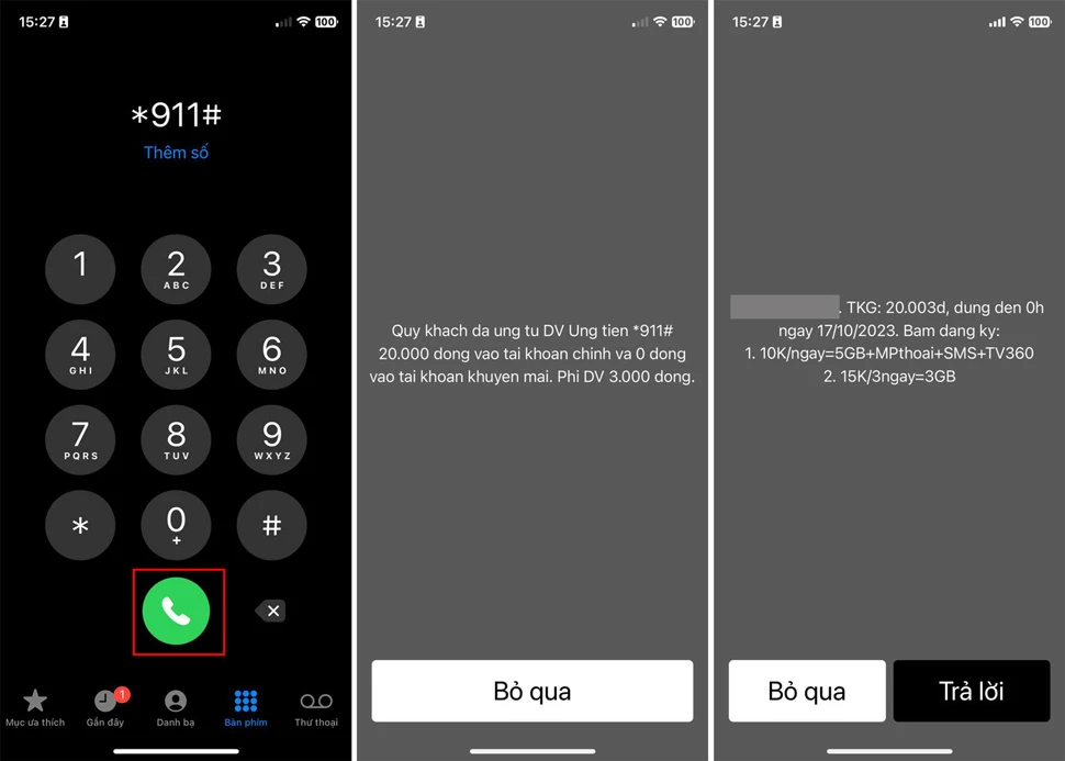 Làm sao để ứng tiền Viettel mỗi khi hết tiền điện thoại?