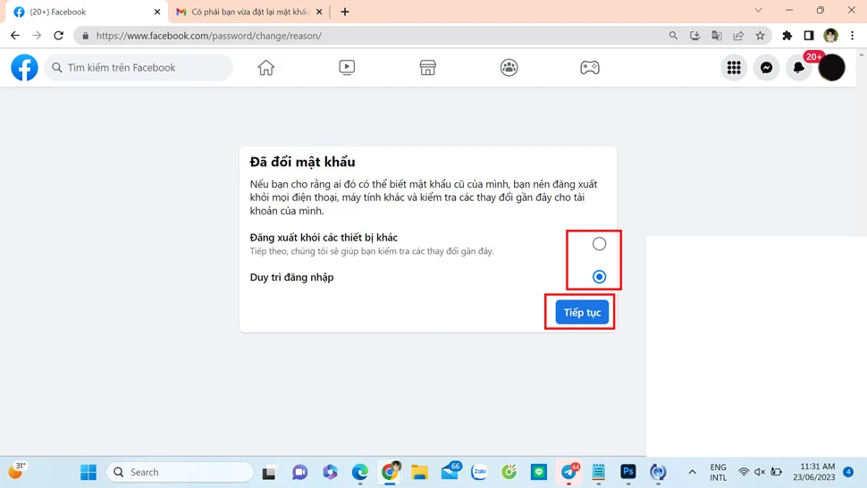  lấy lại mật khẩu Facebook 