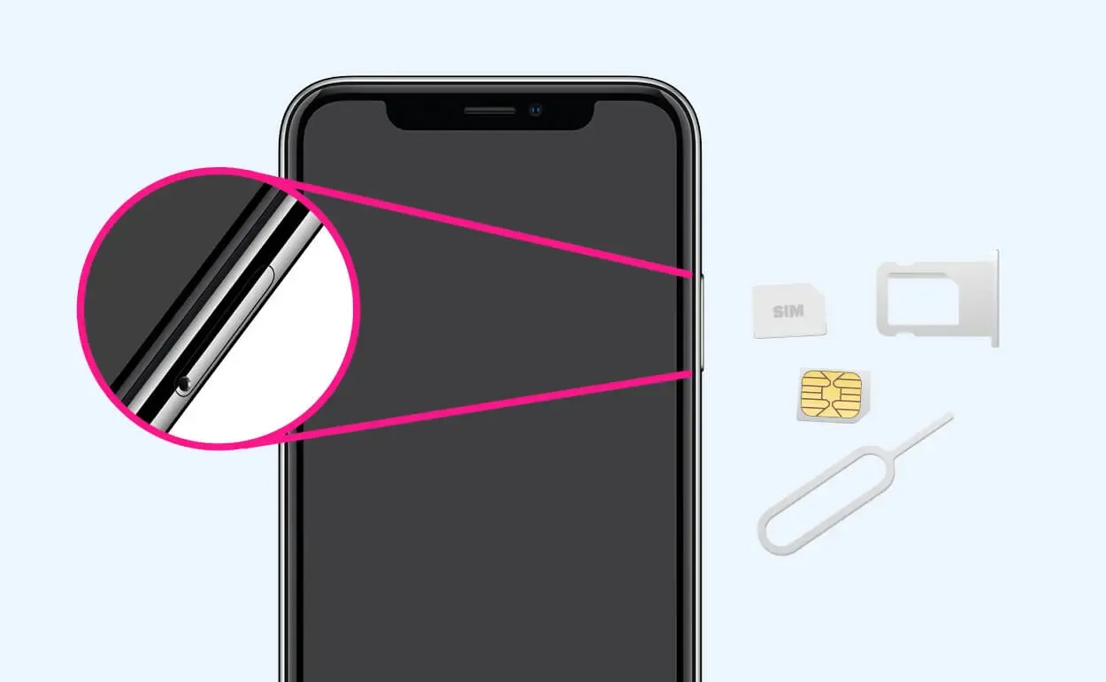 lỗi iphone không nhận thẻ SIM