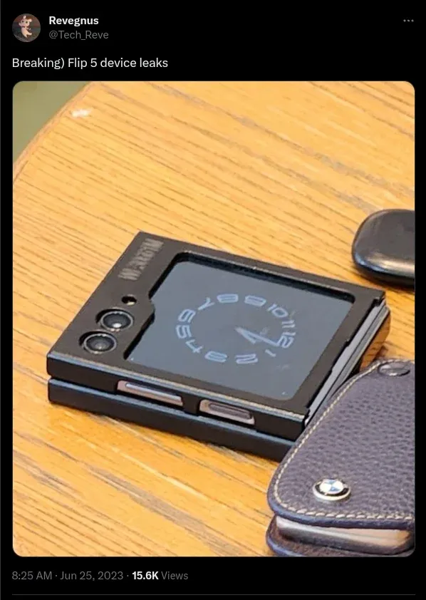 Samsung Galaxy Z Flip5 lộ diện hình ảnh thực tế trước ngày ra mắt