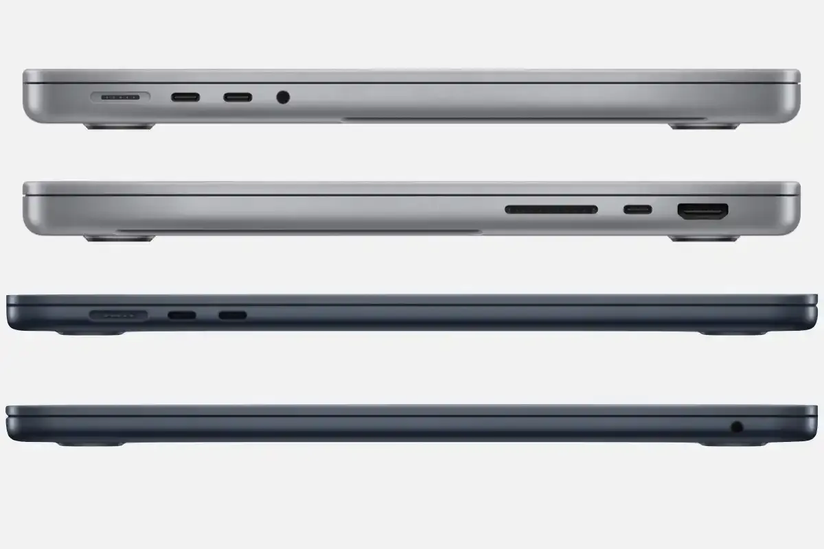 So sánh giữa MacBook Air 15 inch và MacBook Pro M2 Pro 14 inch