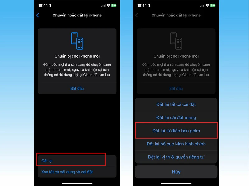Bàn phím iPhone bị lag