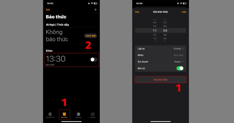 Báo thức bị lỗi, sau khi lên iOS 17 Beta