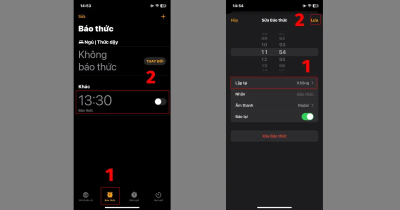 Báo thức bị lỗi, sau khi lên iOS 17 Beta