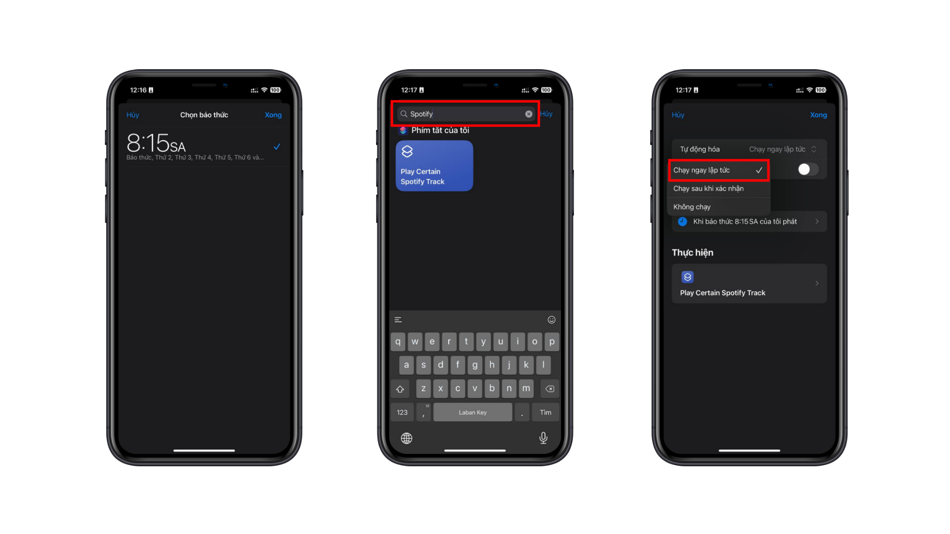 Cách cài đặt Spotify làm nhạc báo thức trên iPhone 