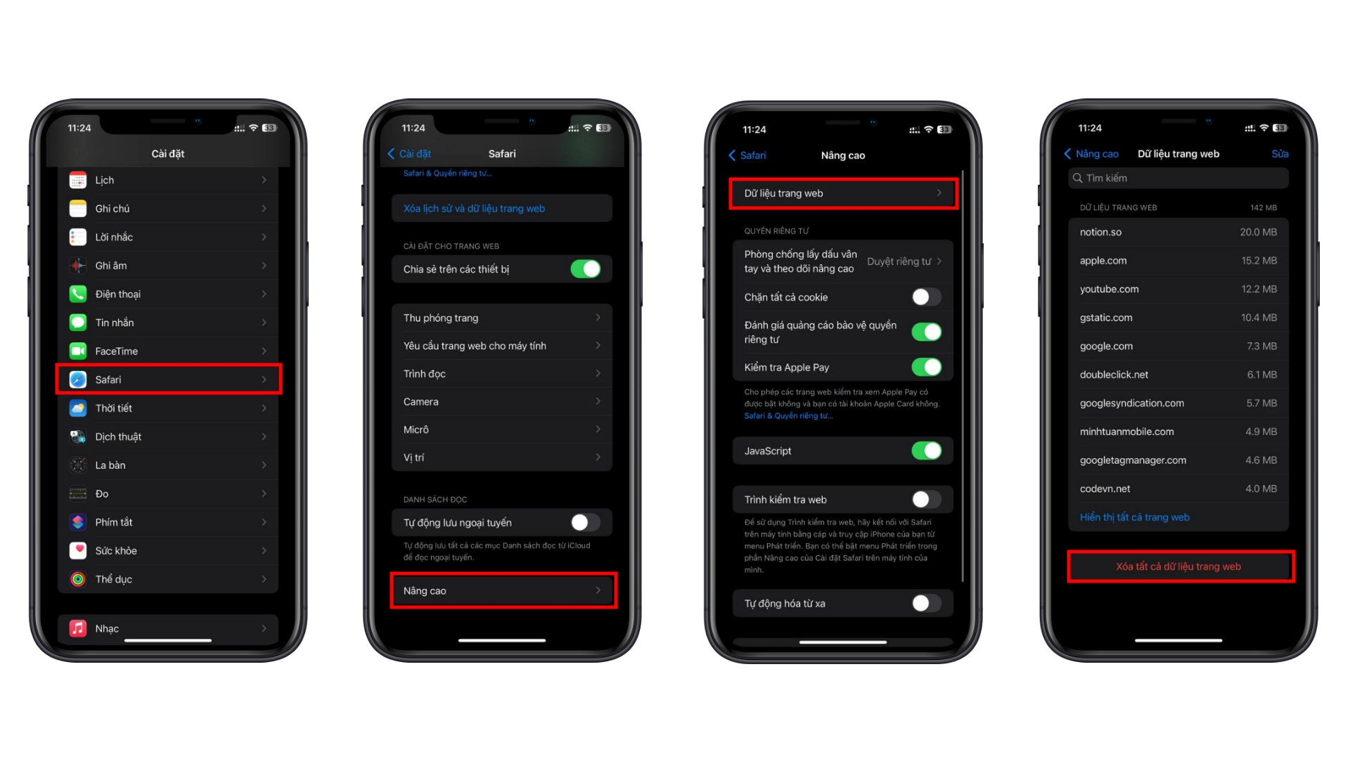 Cách khắc phục tình trạng các dòng iPhone cũ lướt web ì ạch - Safari