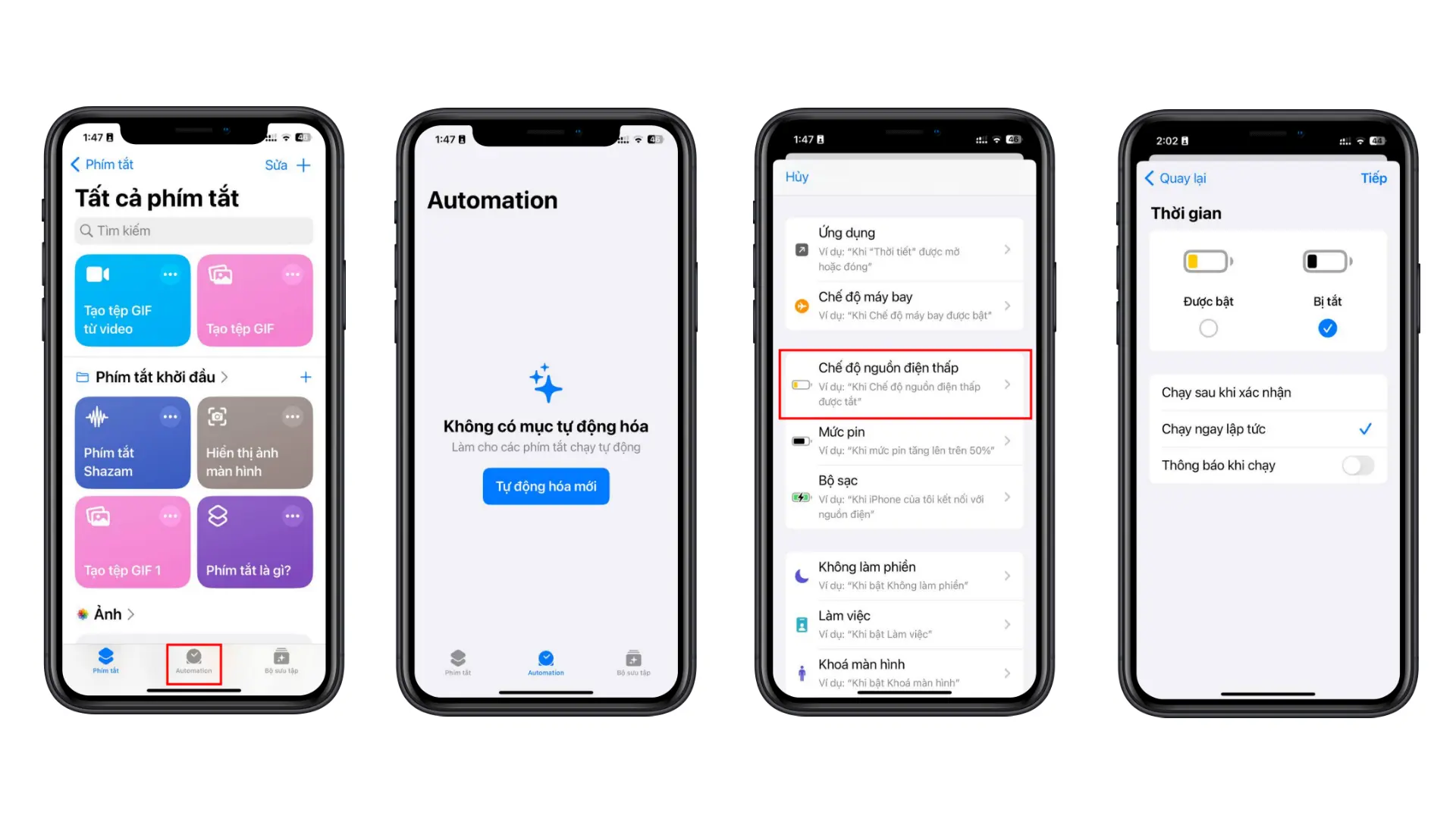 Cách ngăn chế độ nguồn điện thấp của iPhone tự động tắt