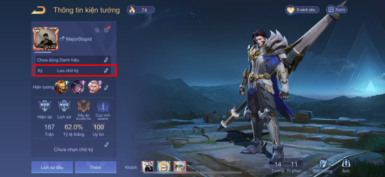 Hướng dẫn viết chữ màu trong Liên Quân Mobile