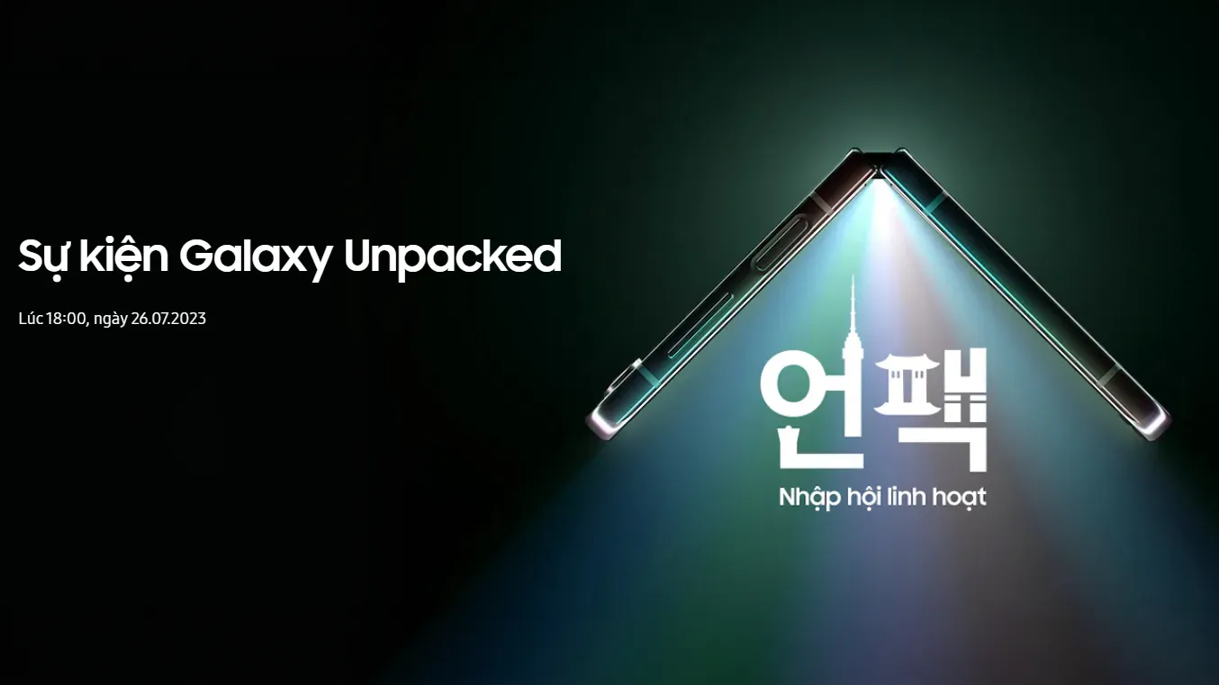 Cách xem trực tiếp sự kiện Galaxy Unpacked của Samsung