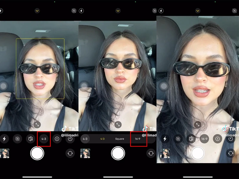 Mẹo selfie bằng cách chụp màn hình