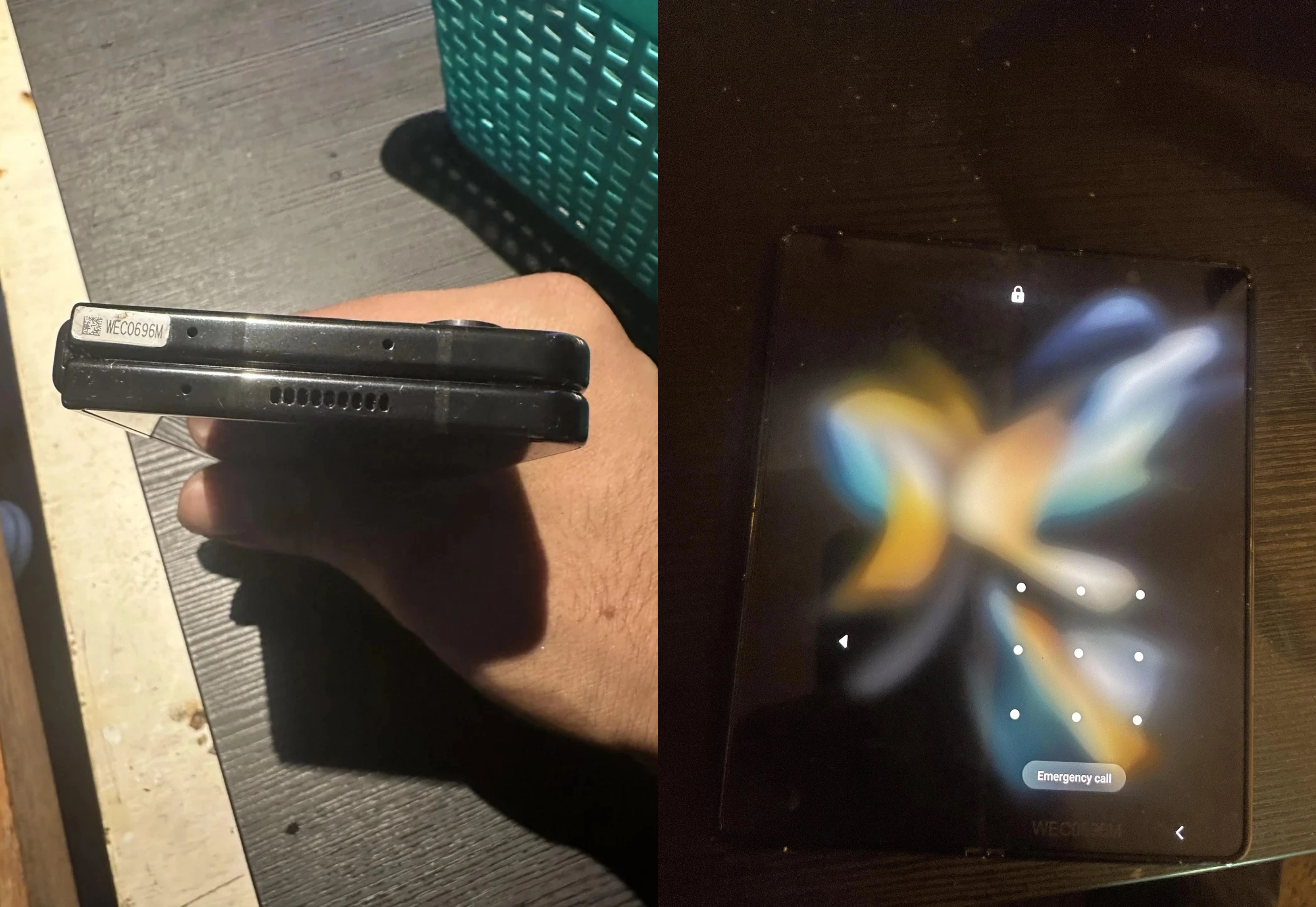 Hình ảnh thực tế của Galaxy Z Fold 5 lộ diện