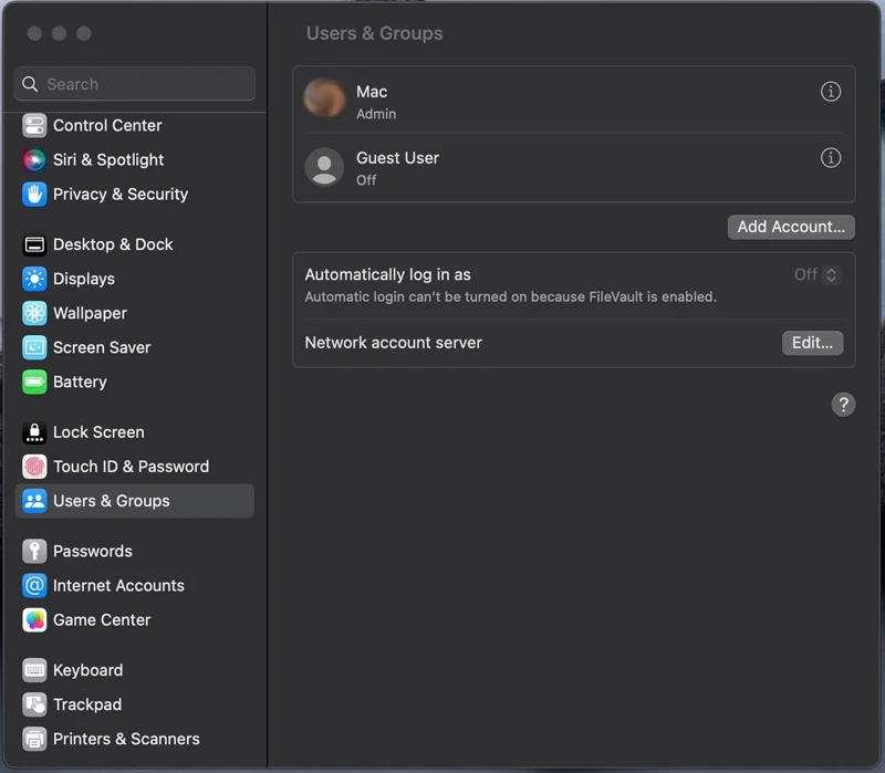 Hướng dẫn đổi tên người dùng trên MacBook