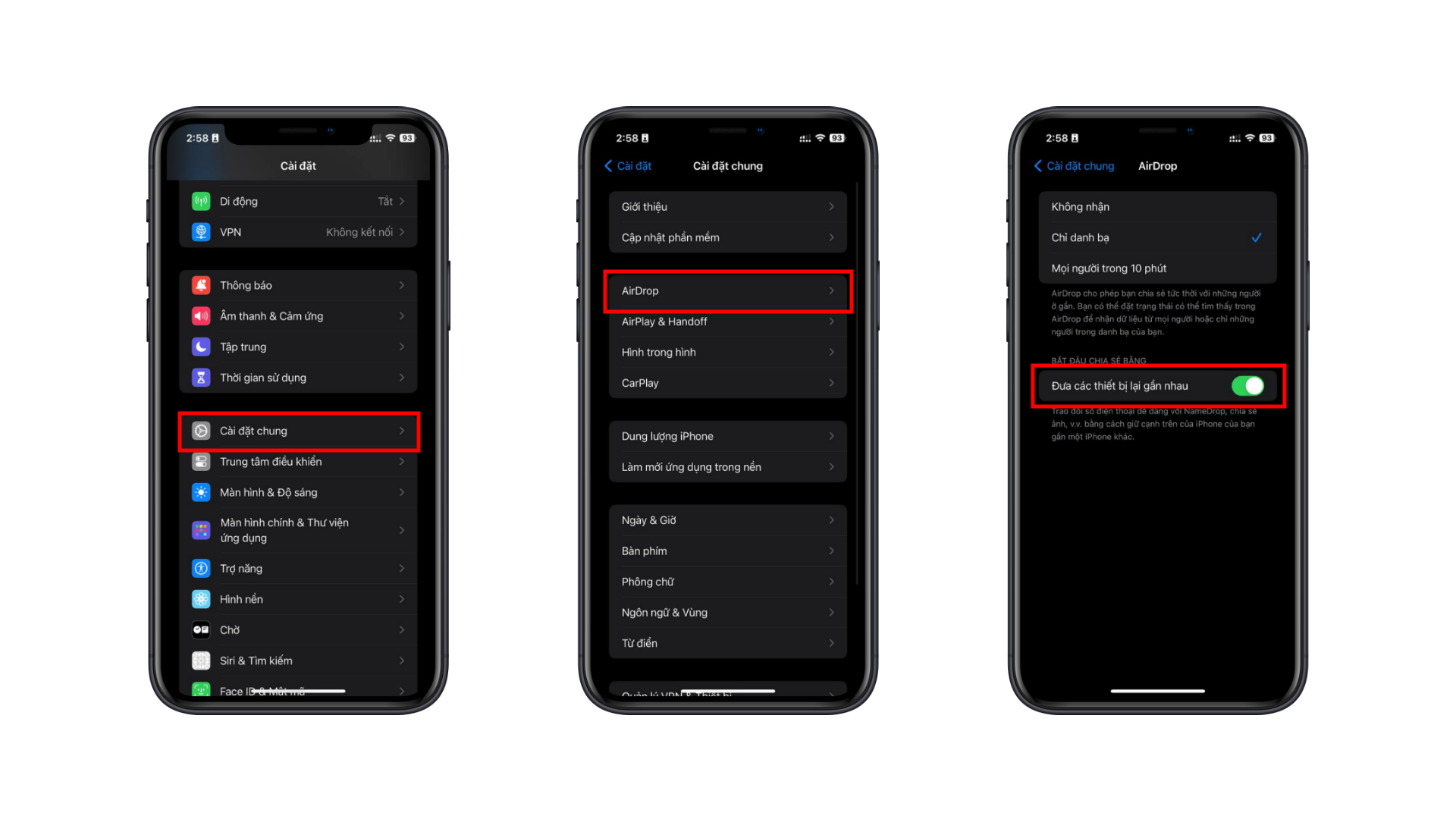 iOS 17 Beta 4 có thêm tuỳ chọn tắt tính năng NameDrop 
