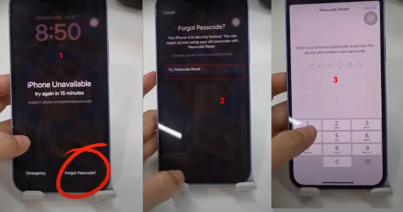 lấy lại mật khẩu của iPhone trên iOS 17 trong 72 giờ