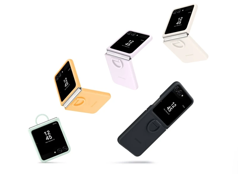 Ốp lưng Silicone kèm Vòng đeo tay Galaxy Z Flip5