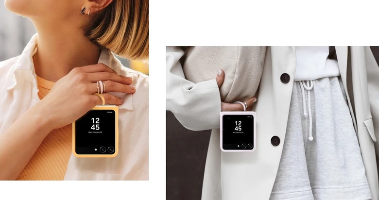 Ốp lưng Silicone kèm Vòng đeo tay Galaxy Z Flip5