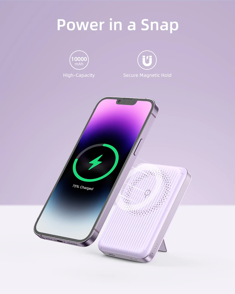 Pin sạc dự phòng Innostyle 10.000 mAh 20W PD PowerMag Switch 2 in 1 Stand