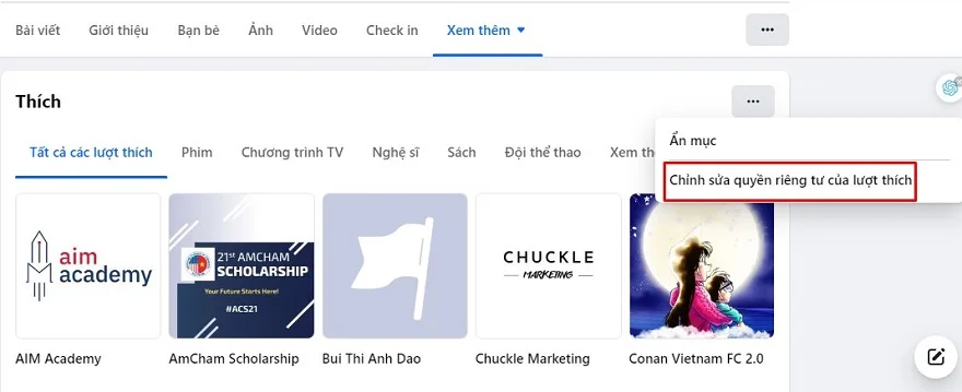 Cách ẩn lượt Like, comment trên Facebook cực dễ dàng