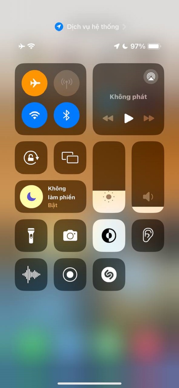 Ẩn thông báo khi bạn đang ghi màn hình.