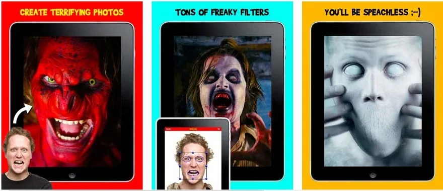 App chụp hình Halloween