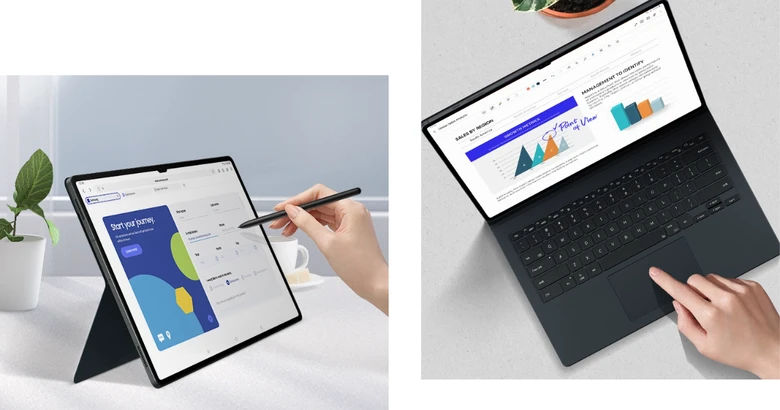 Bao da kèm bàn phím (Pad chuột) Galaxy Tab S9 Ultra