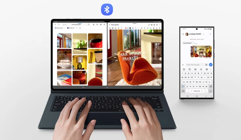 Bao da kèm bàn phím (Pad chuột) Galaxy Tab S9 Ultra