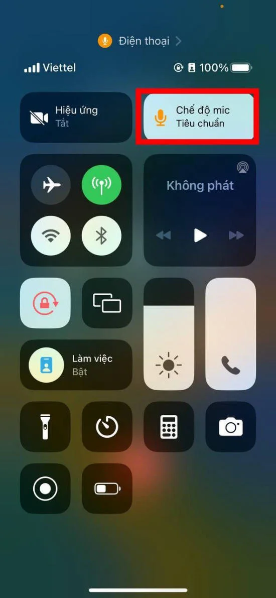 Tính năng Voice Isolation 