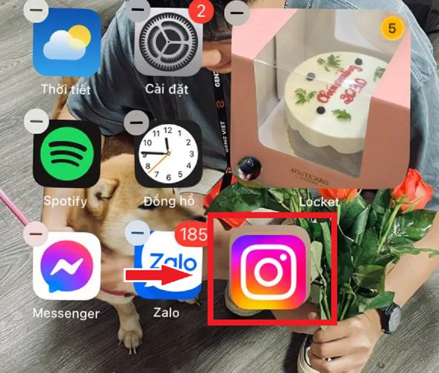 sắp xếp app iphone