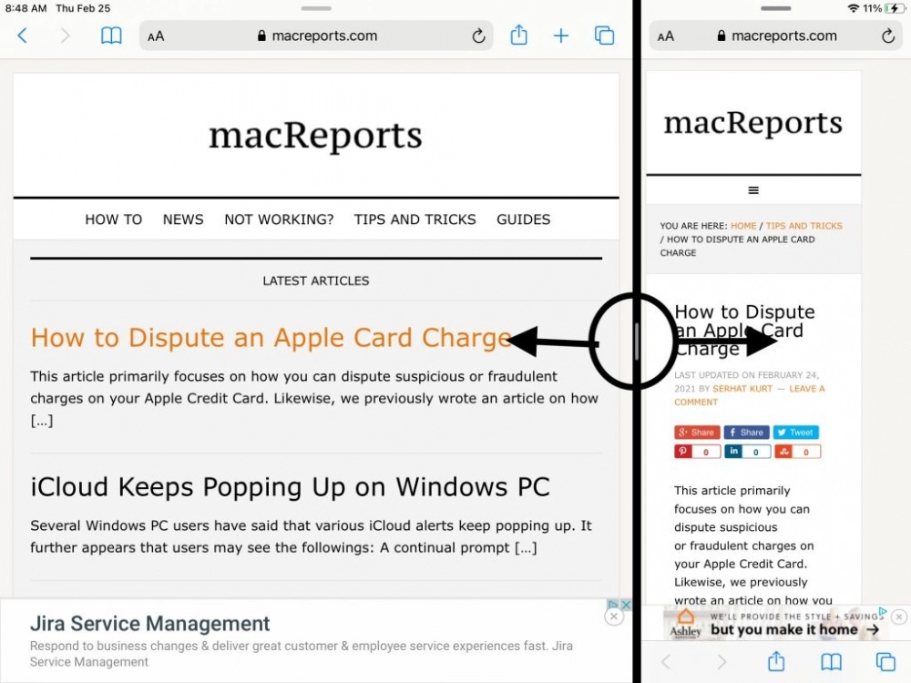 Mẹo chia đôi màn hình trên iPad