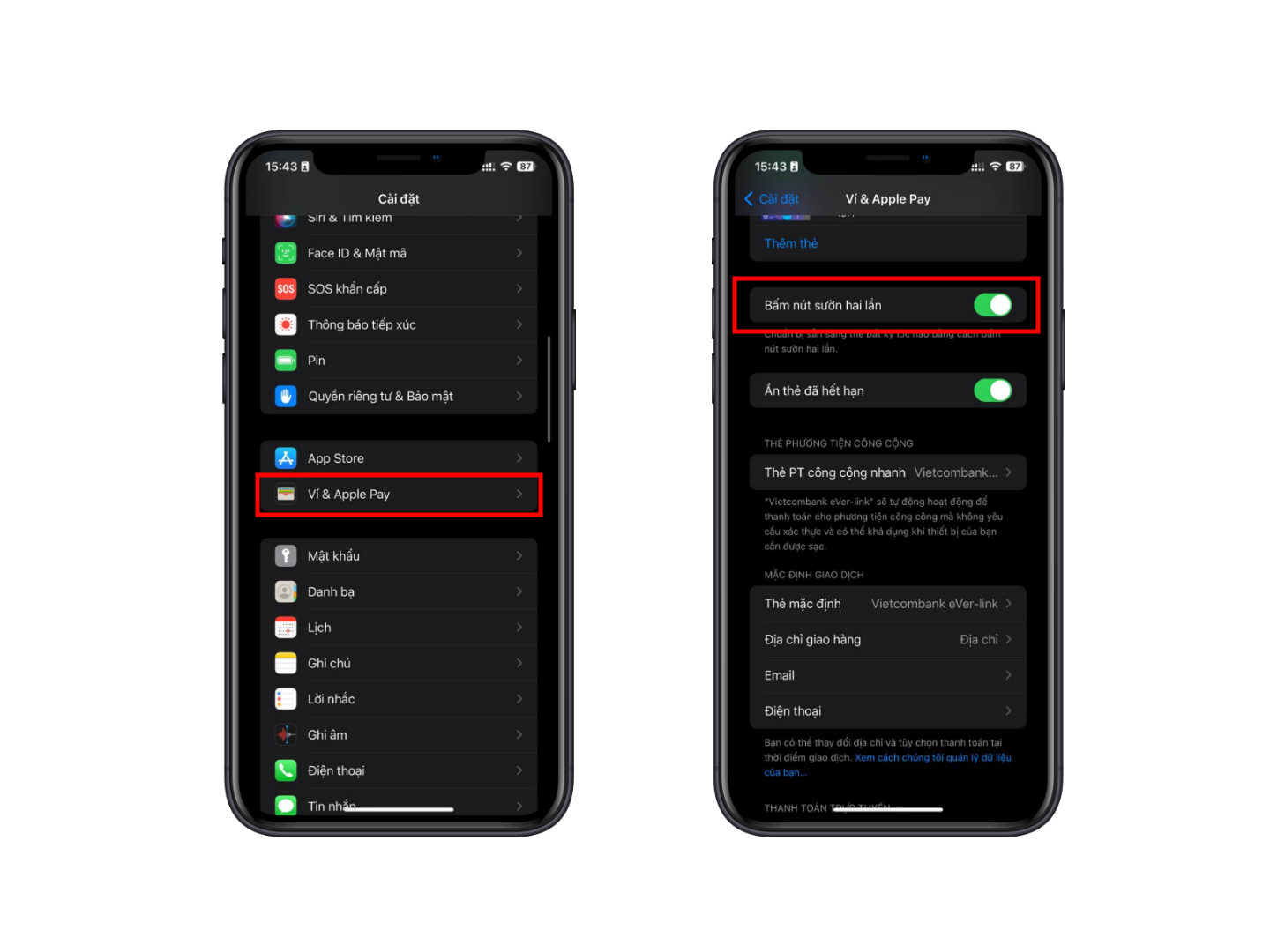 Cách truy cập Apple Pay nhanh chóng không cần mở khoá màn hình