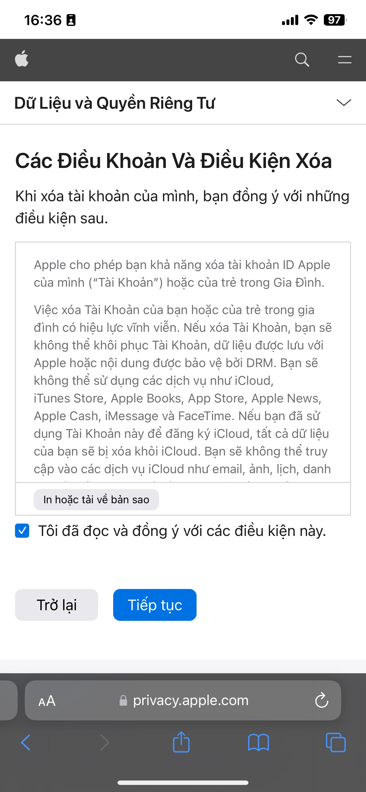 Cách xoá vĩnh viễn Apple ID chỉ trong vài bước đơn giản