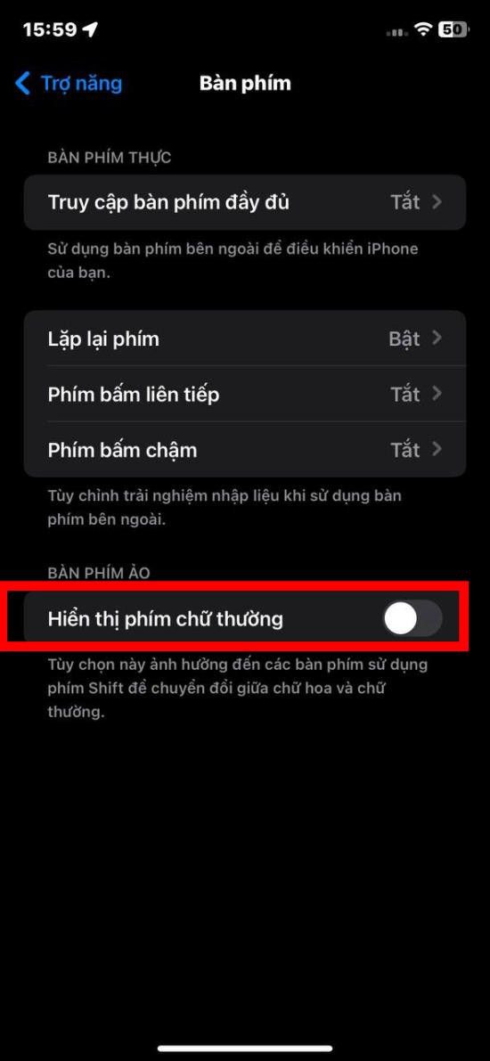 Cài đặt bàn phím ảo và bên ngoài trên iPhone