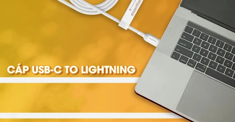 Cáp Type-C to Lightning Mophie Essentials MFi 1M