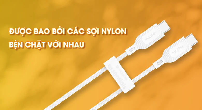 Cáp Type-C to Lightning Mophie Essentials MFi 1M