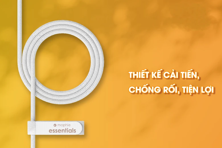 Cáp Type-C to Type-C Mophie Essentials 60W 1m