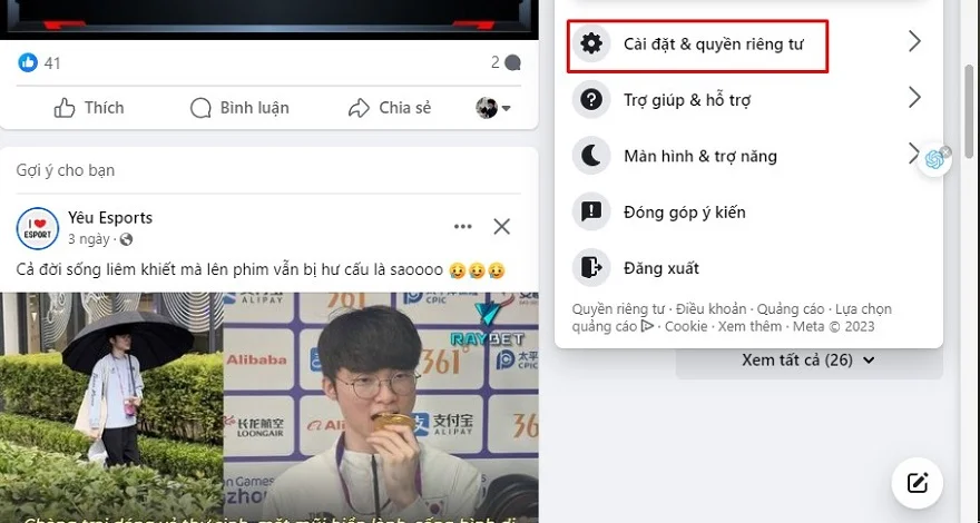 Chặn các bình luận trên Facebook