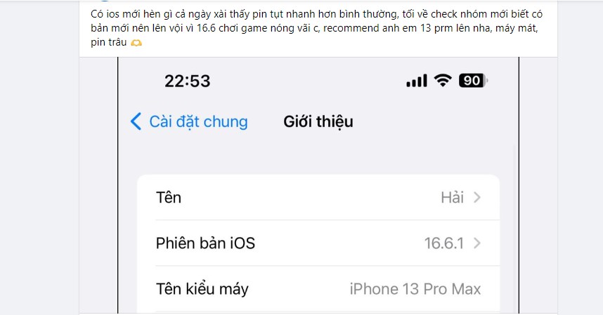 Chơi game iOS 16.6.1