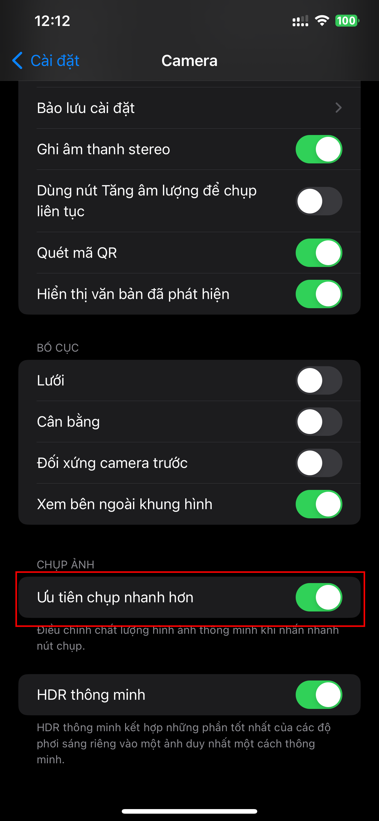 chụp ảnh nhanh bằng iPhone mà không bị giảm chất lượng