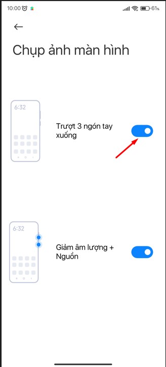 Chụp màn hình Android