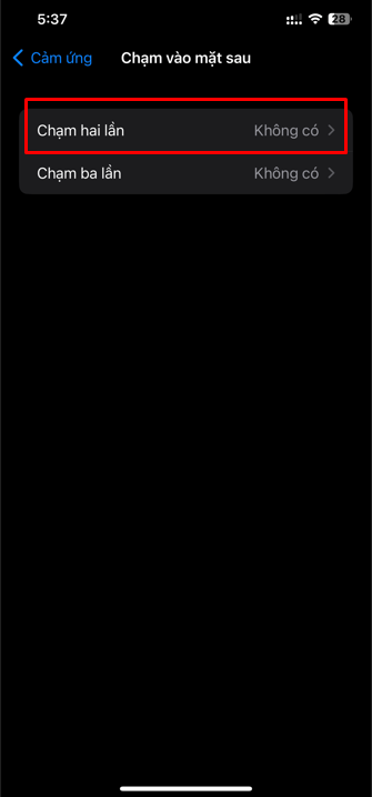 Chụp màn hình iPhone 15