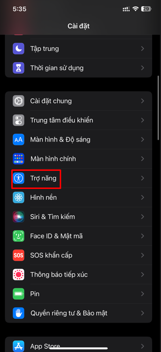Chụp màn hình iPhone 15